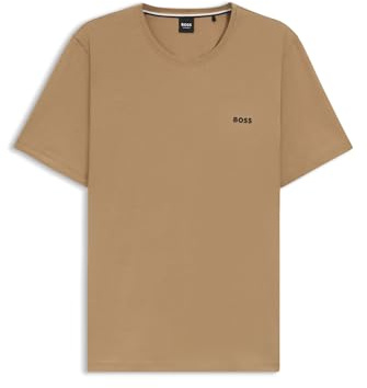 T-Shirt Aus Stretch-Baumwolle Mit Logo-Stickerei
