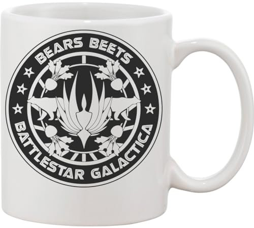Functon+ Bears Beets Dwight Parodie Sigil Keramiktasse weiß