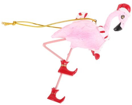 Alipis Flamingo Weihnachtsbaumschmuck Tieranhänger Für Weihnachtsbaum Und Türdekoration Rosa Landhausstil Weihnachtsdeko Flamingo Hängefigur Weihnachtsanhänger Weihnachtsdeko