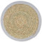 AMBITION Rundes Platzdeckchen Boho Natural 30 cm Teller Untersetzer aus Seegras Baumwollseil runde Tischmatte Deko Matte