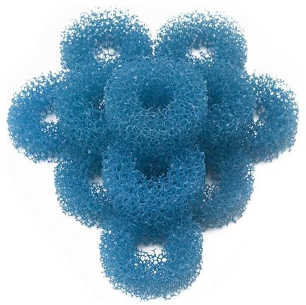 GERUI 12 Stück Rauhe Filterschwamm Passend für Eheim 2616085 Aquaball 2208 2210 2212/60 130 180