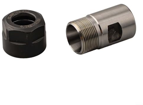 Gewindeadapter, ER11, ER16, ER20, ER25, ER32, Spannzangenfutter, Spindel, für Motorrotor, Graviermaschine, Verlängerungsstange, Umwandlungsgelenk-Zubehör (ER11-ER16 mit Mutter)