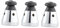 MOTHNUR 3pièces Soupape De Sécurité Universelle pour Autocuiseur Flotteur Et Joint Étanchéité Accessoire Indispensable pour Autocuiseurs Noir