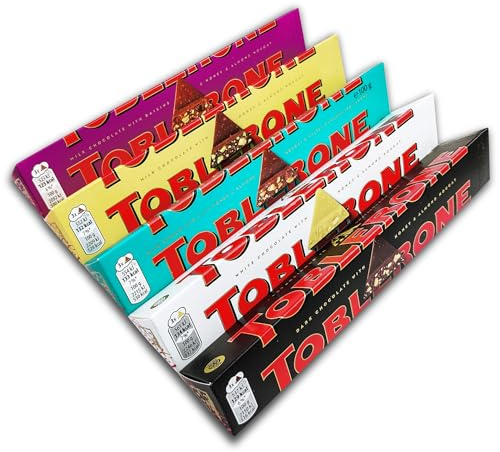 5 er Pack Toblerone Schokoladen Riegel 5 x 100 g