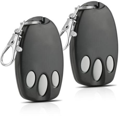Garage Door Remote for Chamberlain LiftMaster 84335E 94335E LM600 LM800 | for MotorLift ML700 ML750 ML850 Garage Door Opener with Keychain 433.92MHz, 3-Button Rolling Code, 2 Pack , Easy Programming