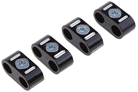 prasku Dual Rear Brake Throttle Cable clip and clamp Holder Organizer Separator Wire Spacer