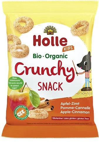 Holle Crunchy Snack Apfel Zimt 1er Pack (1 x 25 g)