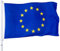 OZSENFLINT Bandiera EU 3x5 FT Bandiera dell'Europa 100% Poliestere Metallo Occhielli all'aperto Bandiera Europa 90 x 150 cm