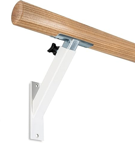 Ballettstange Esche hell Ø 42mm + 2 Wandhalter höhenverstellbar (195 cm)
