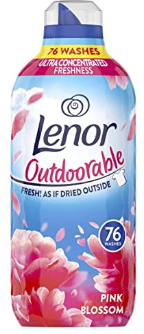 Lenor Outdoorable Fabric Conditioner, Pink Blossom, 76 Washes