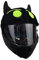 Motorcycle Helmet Cover, Funny Motorcycle Helmet Cover Sleeve, Motorbike Helmet Protective Cover for Full Face Helmets Men and Women (Demon)