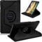 MOBISTAR® Case for Samsung Galaxy Tab A 8.0'' 2019 SM-T290/SM-T295/SM-T297 360° Rotating Flip Case PU Leather Book Cover Protective Case - Black