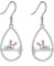 YFN Kaninchen Ohrringe Sterling Silber Bunny Hängen Tropfen Ohrringe Schmuck Kaninchen Geschenke für Damen Mädchen
