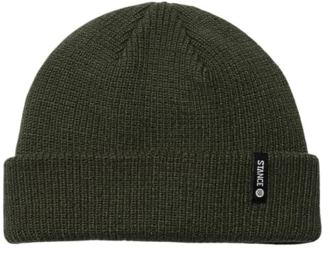 Stance Herren Icon 2 Flache Mütze, Grün, One Size