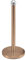 Optimal Products Stainless Steel 6 Cup Mug Tree Stand And Kitchen Towel Paper Roll Pole Holder Free Standing Bath Rack (Rose Gold, Paper Towel Holder)