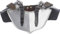 ANTIQUEMEDIEVAL Lambert Gorget Mittelalter Nackenschutz Platte Rüstung Silber