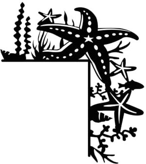 Weihnachts-Türdekorationen, kreatives Design, Tür-Eckschild, Weihnachtsdekoration, Party-Party-Dekoration Event-Horizont-Plakat (B, One Size)