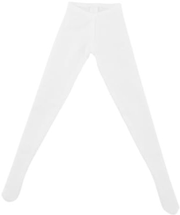 kowaku 1/6 Figur Handgemachte Strumpfhose Action Figur Puppenkleidung für 12 Zoll Puppenmodell Figuren Körperzubehör, Weiß