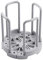 flexman Bowl Rack, Retractable Detachable Bowl Plate Holder, Bowl Holders Organizer, Draining Storage Rack for Kitchen Chopsticks Countertop Cabinet (Grey)