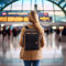 GREMEX Handgepäck Rucksack 24L - Travelite Rucksack 40x30x20 - Handgepäck für Wizzair Flugzeug - Minimalistisch Reise Rucksack Wasserdicht - Rucksack Handgepäck Flugzeug - Reisetasche Rucksack