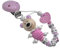 AVH Enterprise Schnullerband mit Namen für Mädchen & Jungen personalisierte Baby Geschenke (BärSchaal)