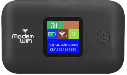 300 Mbit/s 4G LTE Mobiler WLAN Hotspot, Tragbare Reiserouter, SIM Kartensteckplatz Entsperrter Hotspot Router, Bis zu 10 Geräte für Europa, Afrika, Südostasien, Nordostasien