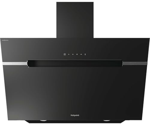 Hotpoint PHVS91FLTDPK 90cm Chimney Cooker Hood - Black