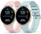 Oumida 2 bracciali in silicone per Garmin Vivoactive 5/3, Venu/Venu 2 Plus/Sq/Sq 2 Musica, Forerunner 55/165 per uomo e donna, 20 mm orologio sportivo