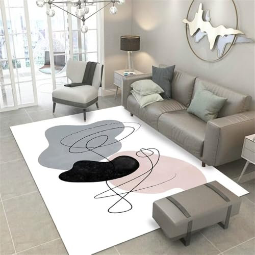 Kunsen 200X250CM Tapis Intérieur Entrée Salon Chambre Couloir décoration Durable Bien entretenu Tapis Sol Gaming Multicolore Tapis Pas Cher Deco Chambre Fille Ado Moderne