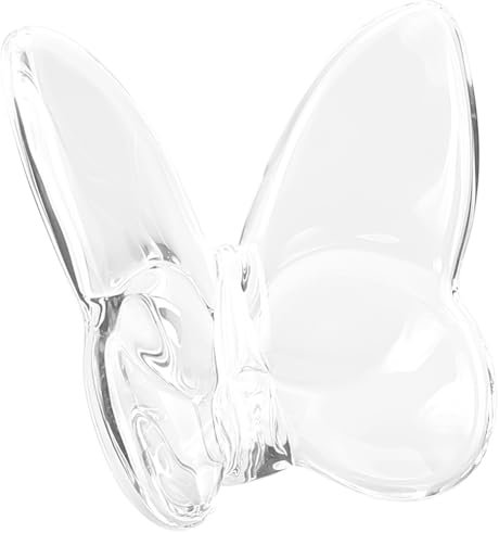 CRASPIR Crystal Butterfly Figurines Flying Butterfly Clear Glass Cut Ornament Statue Sculpture Gifts Animal Collectible for Home Bedroom Desktop Display Wedding Christmas Decor Holiday