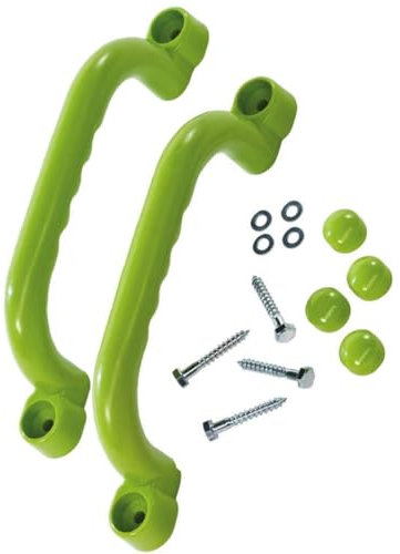 JOINPAYA Children Swing Handle Accessories and Non-slip Playhouse Handles for Boys and Girls, Plastic Safety Hand Grips Set for Indoor and Outdoor Climbing Toy Equipment (, Random Color)