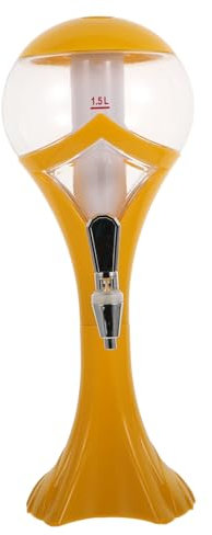 GRIRIW Sommersaftspender Ausziehbarer Griff Eiszapfen-design Getränkeflasche Bierturm Wasserhahnflasche Weinspender Party Getränke Container