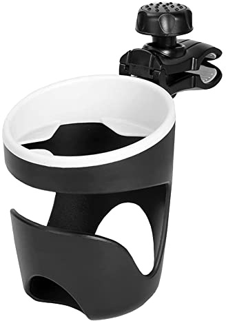 Quystetes Boat Rail Cup Holder Universal Drinks Holders 360 Degree Rotation Adjustable Clamp Boat Drink Holder,1Pcs