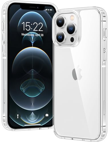 Voyahülle Hülle für iPhone 12 Pro Max Hülle, Anti-Vergilbung Transparent Handyhülle Stoßfest Schutzhülle, Premium Kratzfeste Case für iPhone 12 Pro Max -Durchsichtig