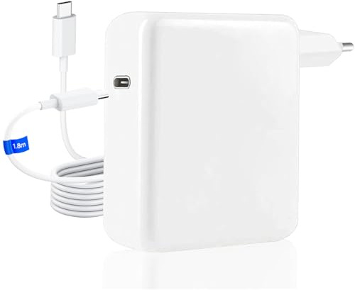 Cargador USB C 100W, 1.8M USB-C Cable Ordenador Portátil Adaptador Rápido | Compatible con Mac Book Pro 13/14/15/16 pulgadas/Mac Book Air 2024/2025/2026, Compatible con ThinkPad/HP/Dell