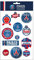 PSG Autocollant Pop-Up 1 Planche A5 Papier Multicolore 14 x 25 x 1 cm 12 Pièces