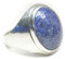 55Carat 4,5 Karat natürlicher Edelstein Lapislazuli 92,5 Sterling Silber Ring für Herren mutig, Lapislazuli,