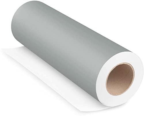 INDIGOS UG - Aufkleber für Küchenschränke 63x500cm - MATT - Folie aus hochwertigem PVC Tapeten Küche Klebefolie Möbel wasserfest für Schränke Selbstklebende Folie Küchenfolie Dekofolie - Mittelgrau