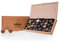 CHOCOLISSIMO - Schokolade Geschenk - 30 Pralinen ohne Alkohol - im Holzkästchen - Weihnachtsschokolade, Geschenk zu Weihnachten, alkoholfrei - für Kinder, Frauen, Männer, Mama, Papa - Merry Prestige