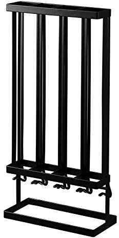 YAMAZAKI 3896 TOWER Coffee Capsule Holder S, black, Steel, 17.5 x 8 x 36 cm
