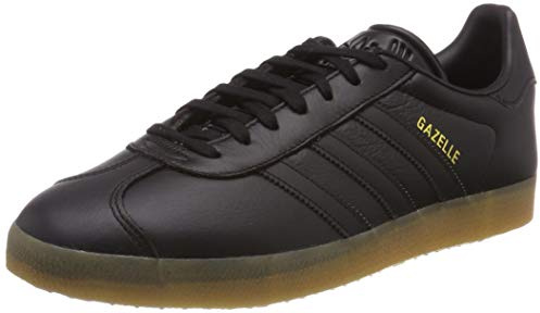 adidas Herren GAZELLE Gymnastikschuhe, Schwarz (Core Black/Core Black/Gum 3), 44 2/3 EU(10UK)