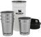 Stanley Adventure Nesting Shot Glasses Set 0.59ML - BPA-Free Stainless Steel Shot Glasses - Packable Thanks to Nesting System - Dishwasher Safe - Polar White