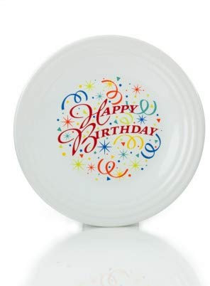 Fiesta 22,9 cm runder Lunch-Teller | Happy Birthday