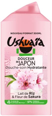 Ushuaïa Douceur du Japan Shower Gel Rice Milk & Sakura Flower