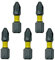 Pipestation PZ2 Impact Driver Bits 25mm (5 Pack) | Pozidriv Impact Screwdriver Bit Set | Heavy Duty PZ2 Bits for Drill Performance | Magnetic Tip Drill Bit Set - Dewalt, Milwaukee, Bosch Compatible