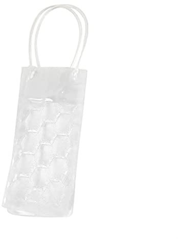 FAMoUsGoods Seaux/Sceaux à Glace Outil de Glace à l'alcool Portable Sac de congélation de Bouteille à vin Rapide PVC Gel de bière de Glace à Refroidissement refroidi Sceaux à Glace et rafraîchisseur