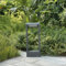Topmo-plus outdoor stehlampe pollerleuchte gartenweg beleuchtung strom / 12W led bridgelux Chip garten standleuchte anthrazit rechteckig 350 Grad schwenkbar grau 40CM hoch warmweiß 3000K
