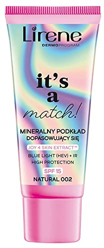 Lirene It's a Match! Mineral Foundation SPF15 002 Natural 30 ml