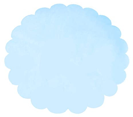 iKesoce 50 Stück Tüll Organza rund DIY Konfekt Gastgeschenke für Hochzeit Abschlussfeier Taufe Geburtstag Schmuckverpackung, Durchmesser 23 cm