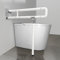 Herrselsam Wandstützgriff 60cm WC Toiletten Stützklappgriff Rutschfest Stützhilfe Klappbare WC Haltegriff Wandmontage Stütz-Haltegriff Belasten Sie bis zu 200 kg(1 Stück)